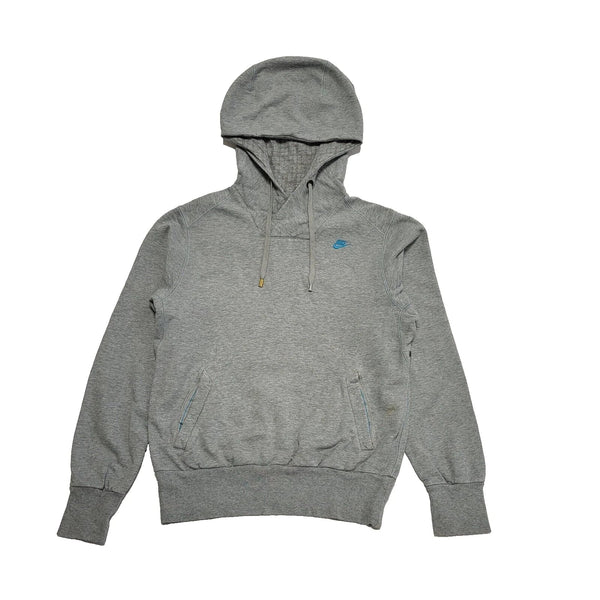 Nike Grey Drawstring Pullover Sweatshirt Hoodie UK Men's S K789