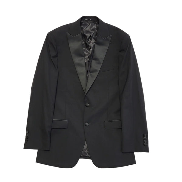 Moss Black Suit Blazer Tuxedo  Jacket Uk Men's S 36" CC630