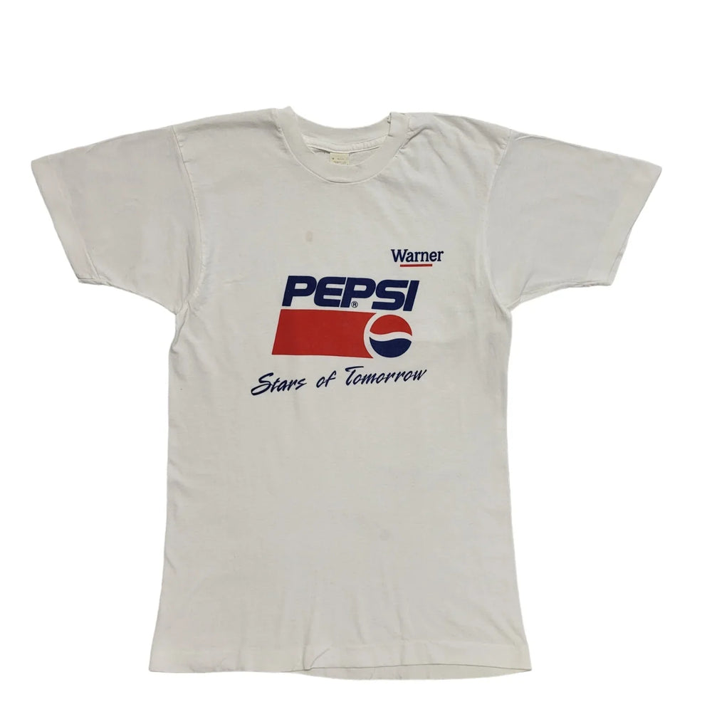 Pepsi Stars Of Tomorrow Vintage White Single Stitch T-Shirt Womens UK M