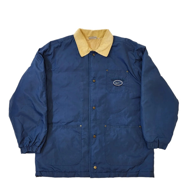 Reebok 90s Vintage Navy Blue Over-sized Sports Jacket Men's Size Large