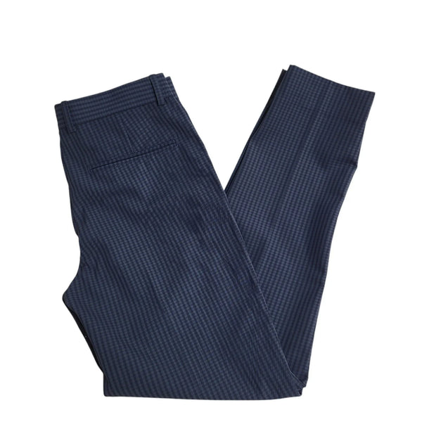 COS Blue Checked Tapered Dress Trousers UK Men's Size M W32 L31 FF115