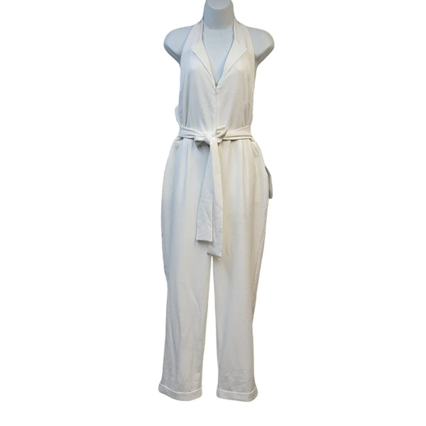 Never Fully Dressed White Sleeveless Jumpsuit UK Women's Size 12 Bnwt FF35