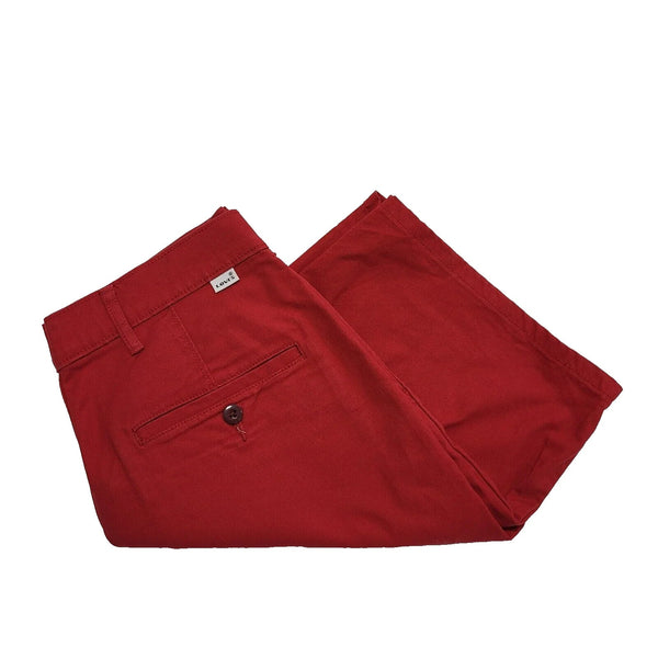 Levi's Red Zip Fly Chino Shorts uk Men's S W30 K399