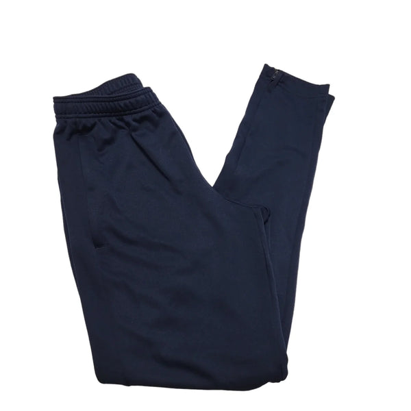 Adidas Navy Blue Skinny Drawstring Tracksuit Bottoms Uk Men's S W30 L30 BB615