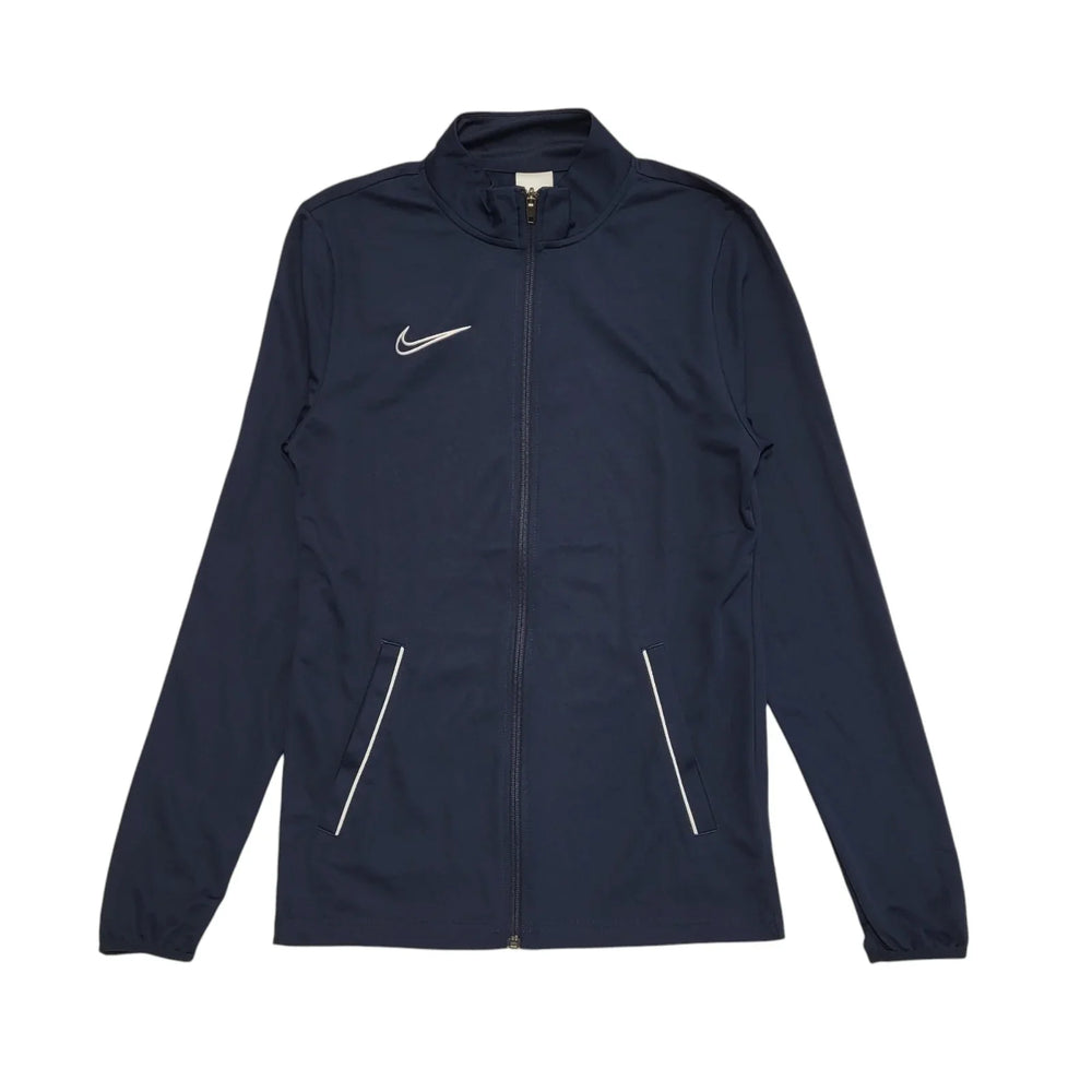 Nike Dri-Fit Navy Blue High Neck Tracksuit Top/Jacket Uk Men's S DD315