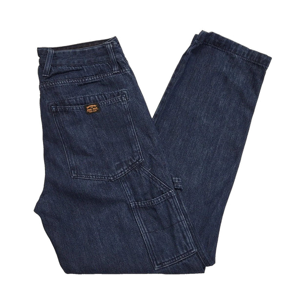 Superdry Workwear Denim Jeans Blue Straight Leg Uk Men's Size S W30 L32 L181