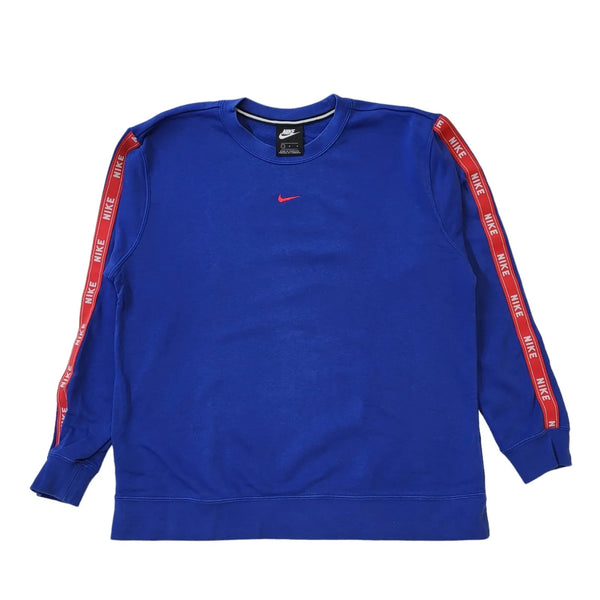 Nike Blue Long Sleeve Casual Sports Sweatshirt Men's  UK L H159