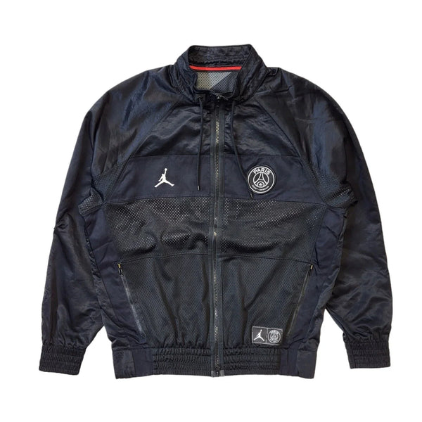 Jordan Jacket Black Full Zip Paris Saint Germain Uk Men's Size Small G573