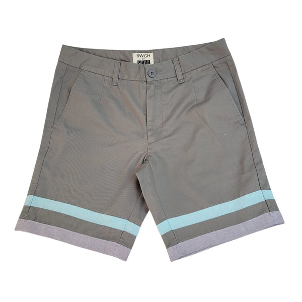Puma Chino Shorts Grey Striped Beach Bnwt Uk Men's S W30 L983