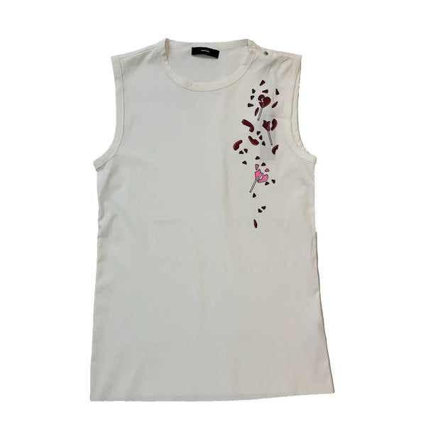 Diesel White Sleeveless Casual Cotton Top Women's UK M 10 BNWT H904