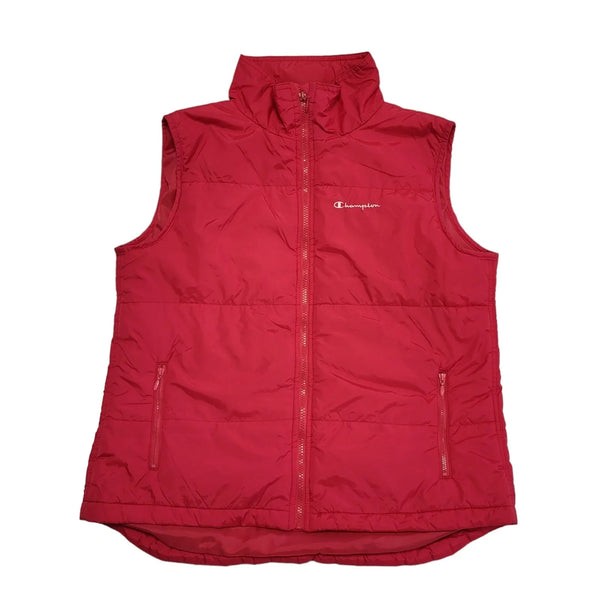Champion Pink Zipped Quilted Gilet Uk Women's Size 18 BB649