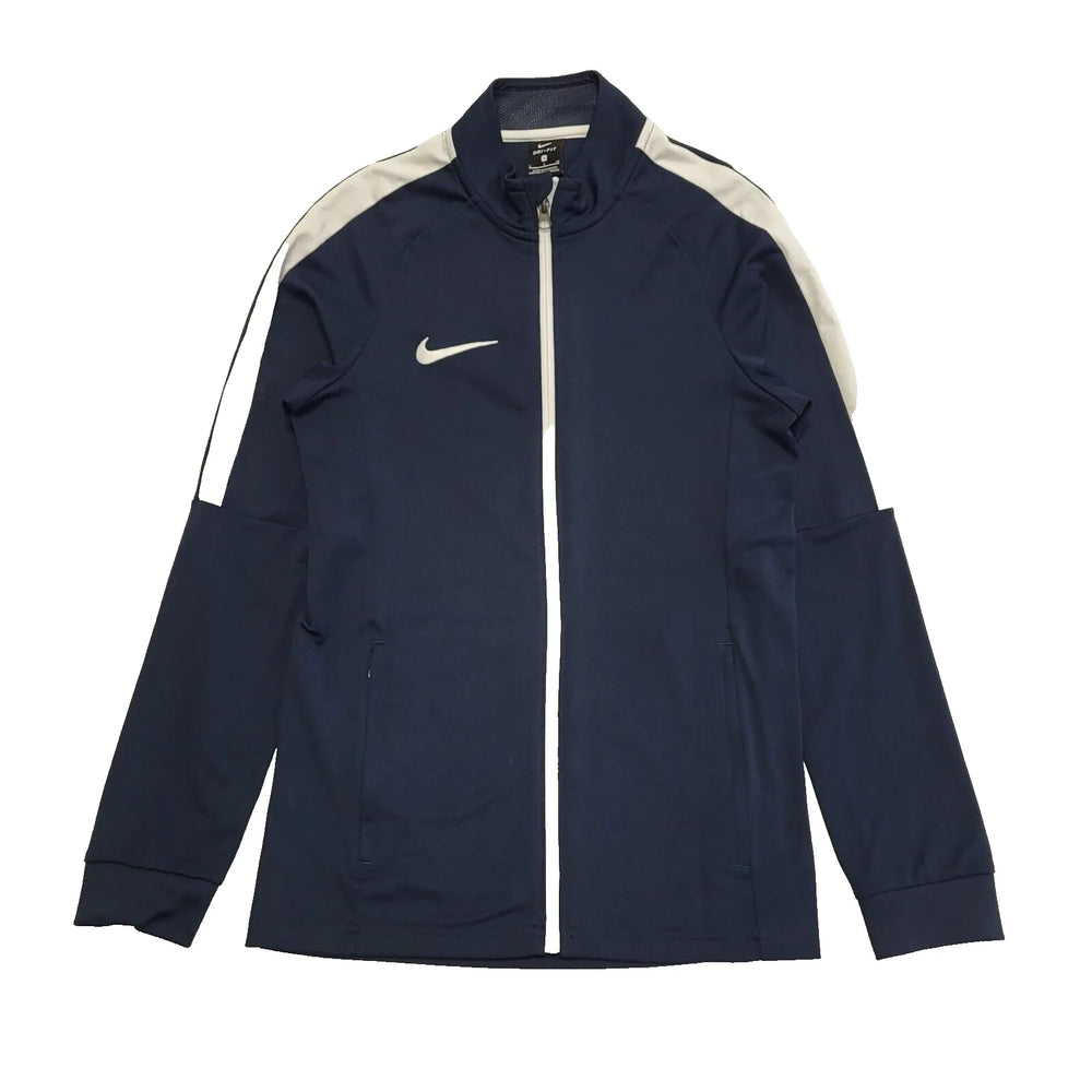 Nike Dri-Fit Navy Blue Long Sleeve Sports Tracksuit Top Uk Men's Small BB673