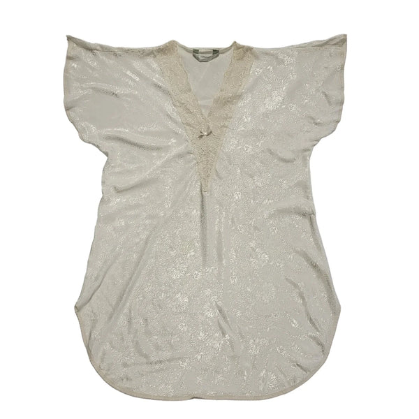 St Michael White Short Sleeve Night Dress Uk Women's Size 16 CC826