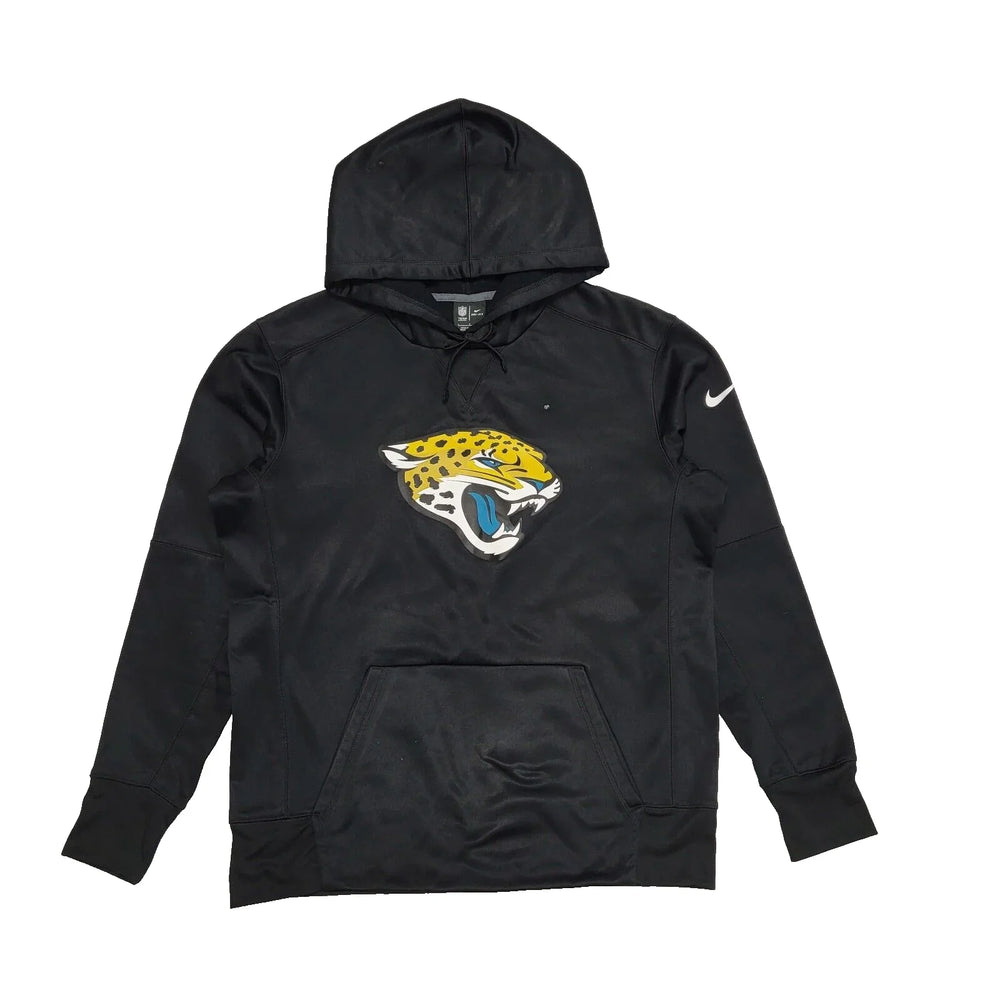Nike Dri-Fit Black Drawstring Pullover NFL Sports Hoodie UK Men's L K785