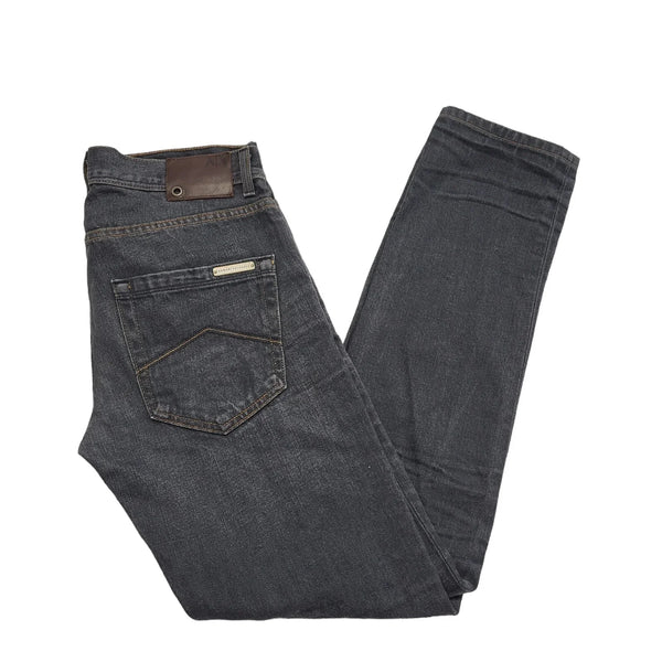 Armani Exchange Blue Straight Denim Jeans Uk Men's Size M W32 L34 DD260