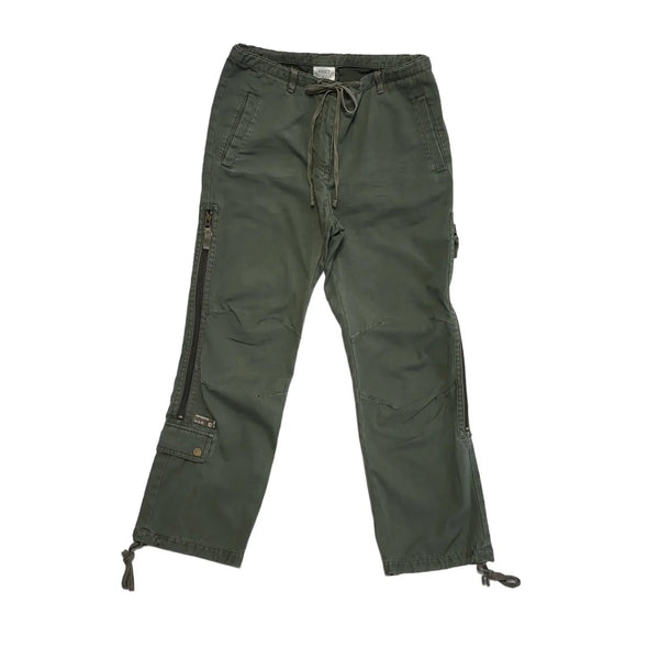Next Green 90s Vintage Straight Leg Casual Trousers Uk Women's 8 W26 L25
