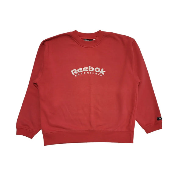 Reebok Essentials Spell Out  Vintage Y2K Pink Sweatshirt Women's Size UK 12