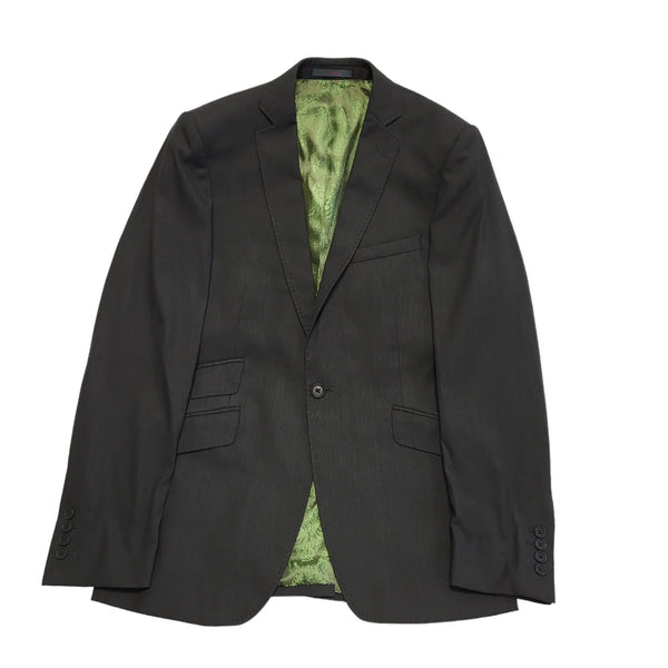 Ted Baker Black Suit Blazer Jacket Uk Men's Size Small 38" DD838