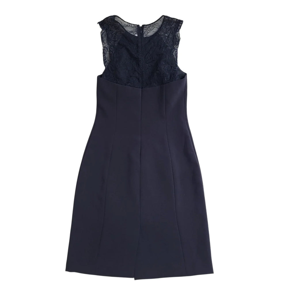 Reiss Saturn Fitted Dress Bnwt Y2k Navy Blue Uk Women's Size M 10-12