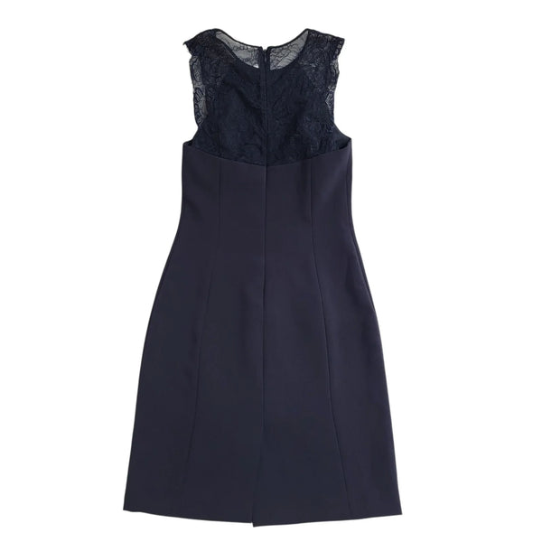 Reiss Saturn Fitted Dress Bnwt Y2k Navy Blue Uk Women's Size M 10-12