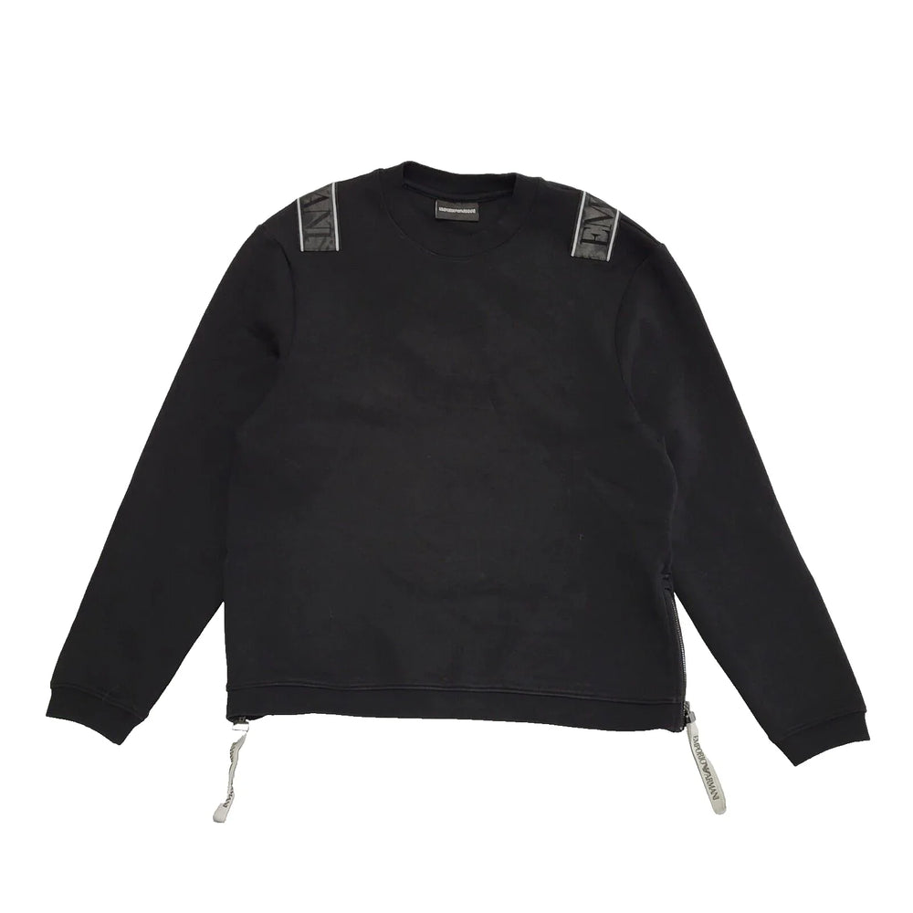Emporio Armani Black L/Sleeve Casual Sweatshirt UK Men's Small K244
