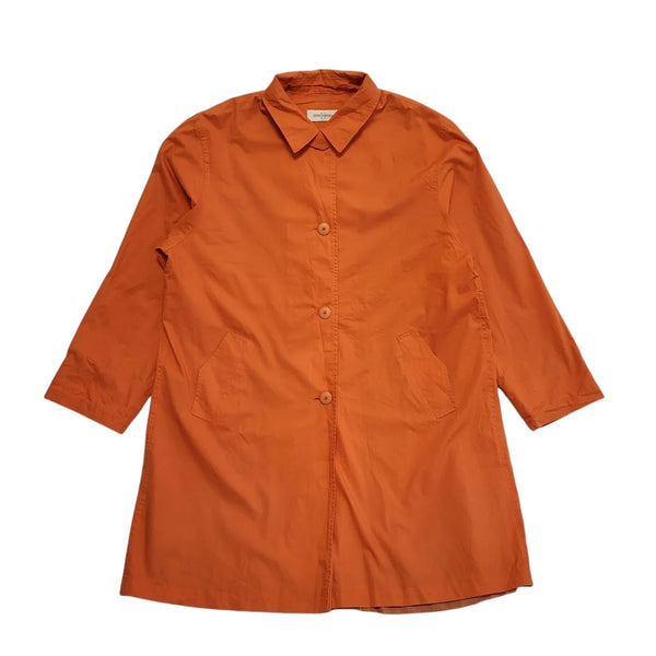 Dinomoda Orange 90s Vintage Button Casual Jacket Uk Women's Size 12