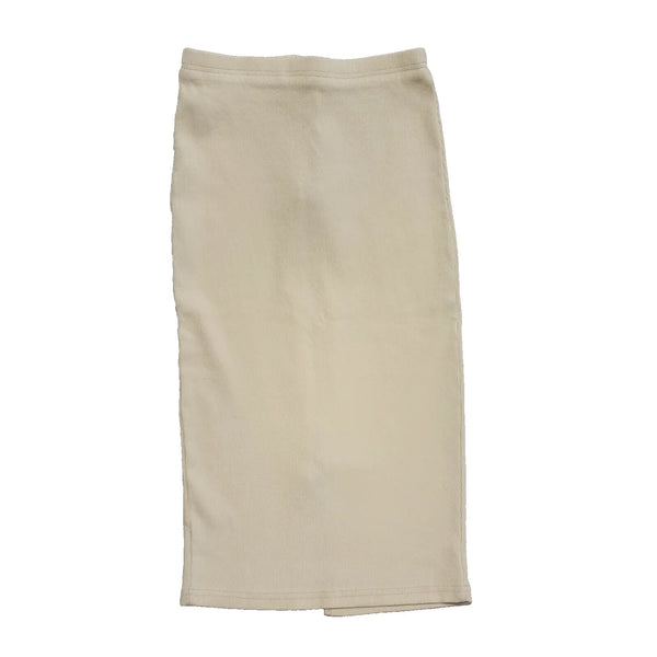 BSL Vintage 90's Cream Full Zip Pencil Midi Skirt Womens UK 10 W28
