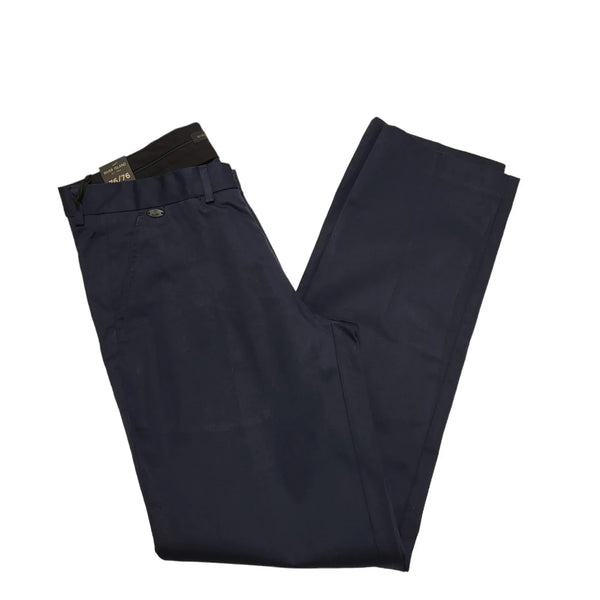 River Island Navy Blue Zipper Fly Dress Trousers UK Men's S W30 L30 BNWT BB464