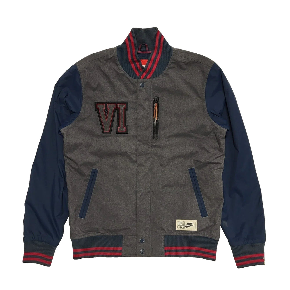 Nike VI Sports Jacket Navy Blue Grey Uk Men's Size L L228