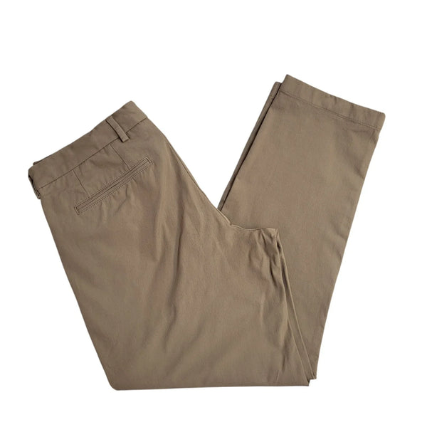 Hugo Boss Trousers Beige Cropped Uk Women's 12 W30 L26 L834