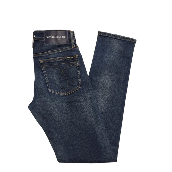 Calvin Klein Dark Blue Slim Straight Denim Jeans Women's Size 10 W28 L32 CC368
