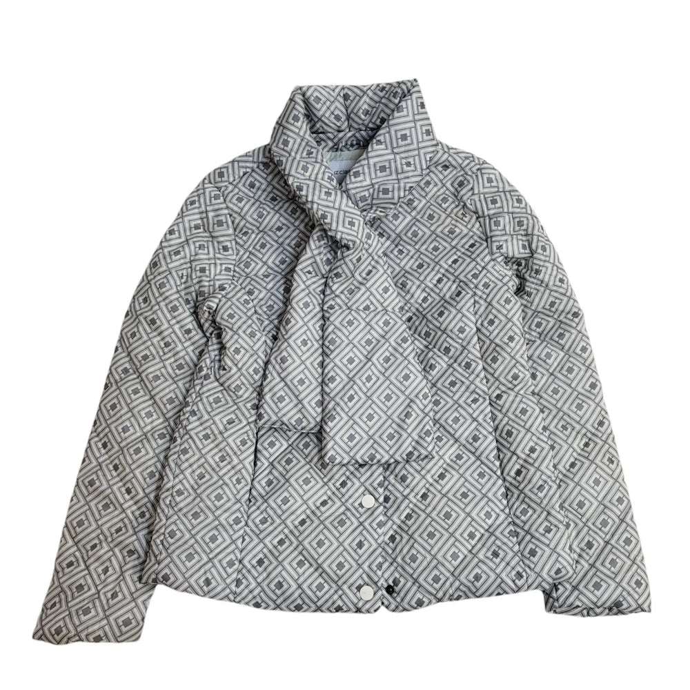 Liz Claiborne Grey Geometric Dress Jacket UK Women's Size S Bnwt EE960