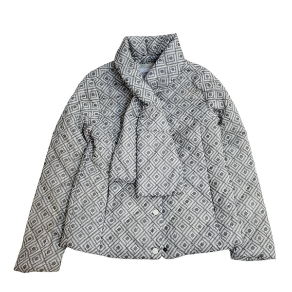 Liz Claiborne Grey Geometric Dress Jacket UK Women's Size S Bnwt EE960