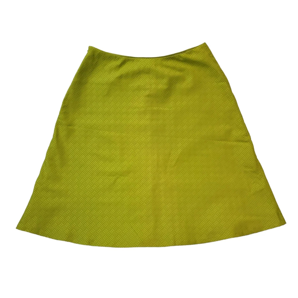 Calvin Klein Green Skater Flare Skirt Women's UK UK 6 W28 BNWT H402