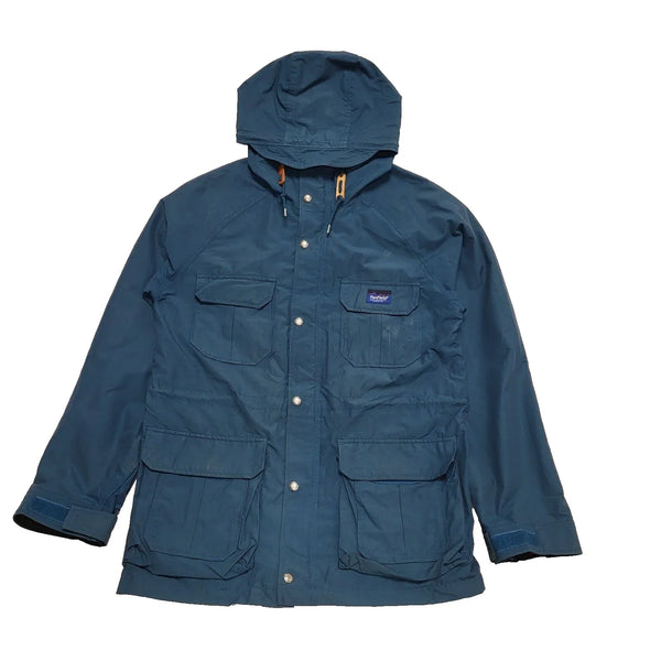 Penfield Indigo Zip & Snap Hooded Coat UK Men's Size M K651