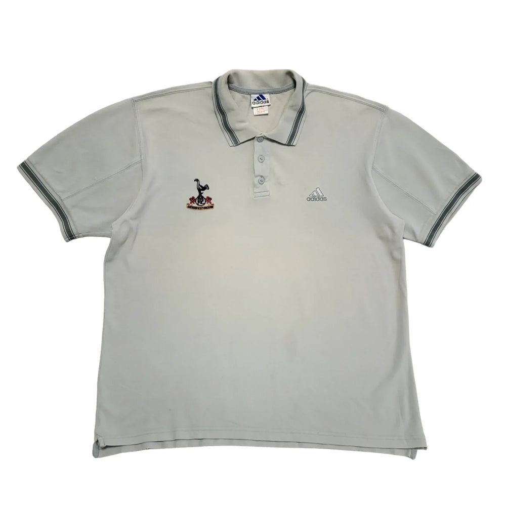 Adidas Blue Spurs FC Short Sleeve Polo Slim Fit T-Shirt Uk Men's Large EE19