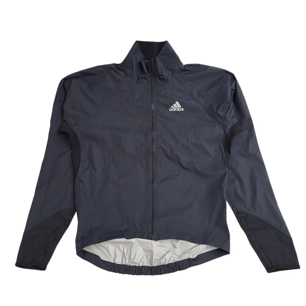 Adidas Black Zipped Windbreaker Sports Jacket Uk Men's Size M EE303