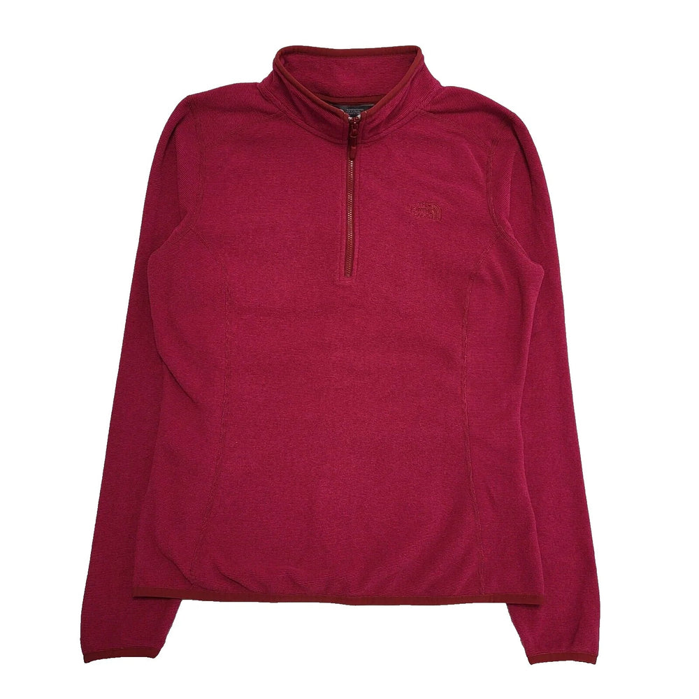 The North Face Pink 1/4 Zip Fleece Base Layer UK Women's Medium K140