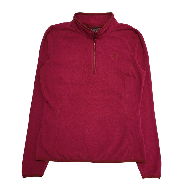 The North Face Pink 1/4 Zip Fleece Base Layer UK Women's Medium K140