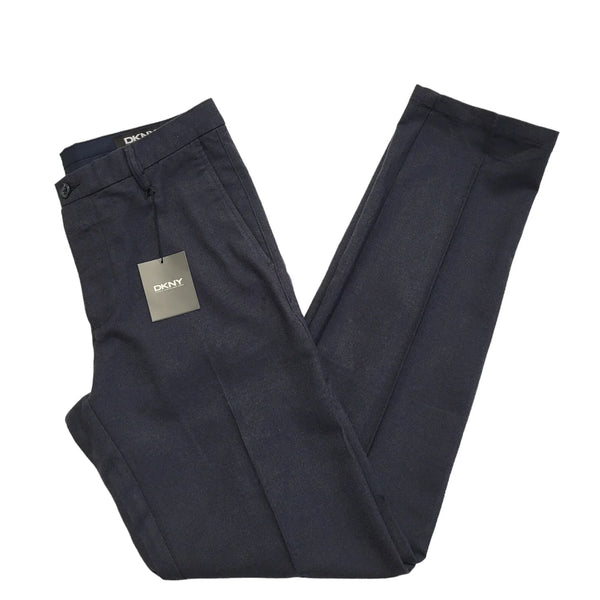 DKNY Navy Blue Straight Leg Casual Trousers Uk Men's Size M W32 L34 Bnwt DD915