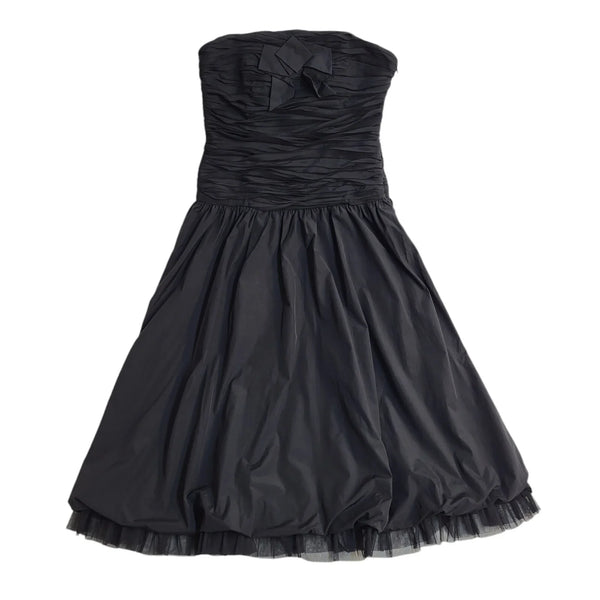 Whistles Vintage 90s Black Sleeveless Dress Uk Women's Size 12