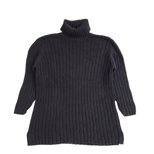 Marks and Spencer Roll Neck Black Vintage 90's Jumper UK Women's Size 18