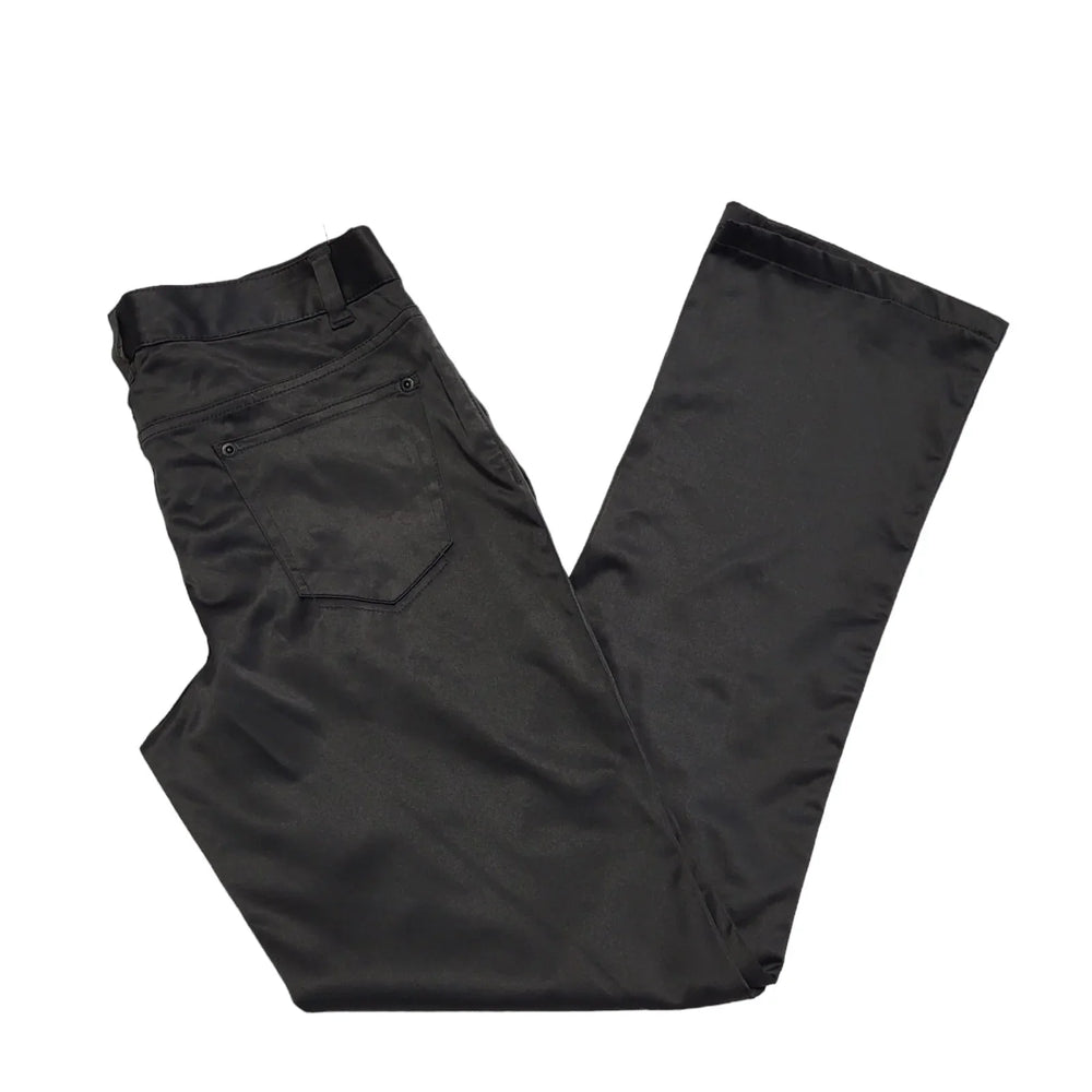 Vera Wang Vintage 90's Black Straight Leg Trousers Uk Women's Size 10/12 W29 L30