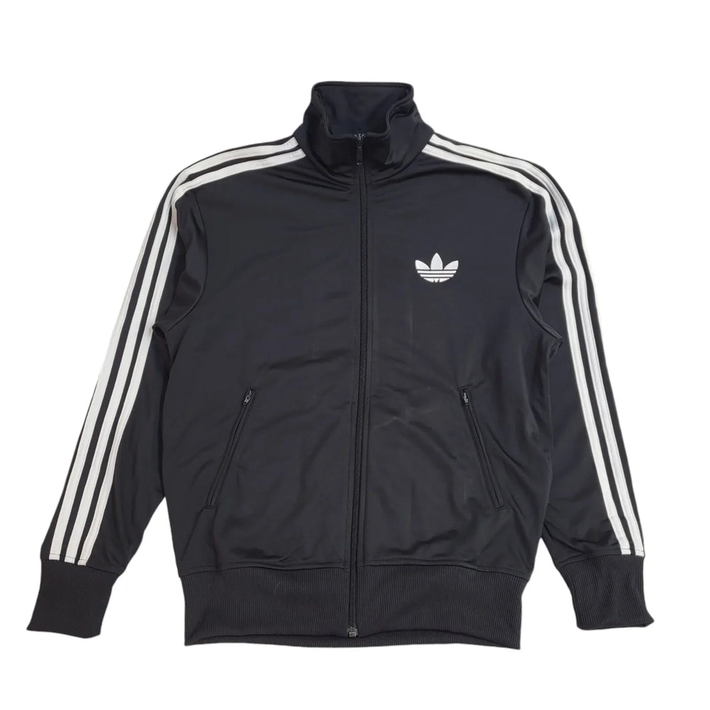 Adidas Black Full Zip Sports Modern Tracksuit Top Jacket UK Men's Size S