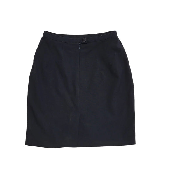 Marks and Spencer Vintage 90's Black Short High Waist Skirt Womens UK Size 8