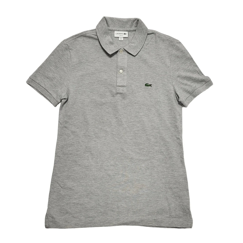 Lacoste Grey Fitted Short Sleeve Sports Polo Shirt Uk Men's S K716