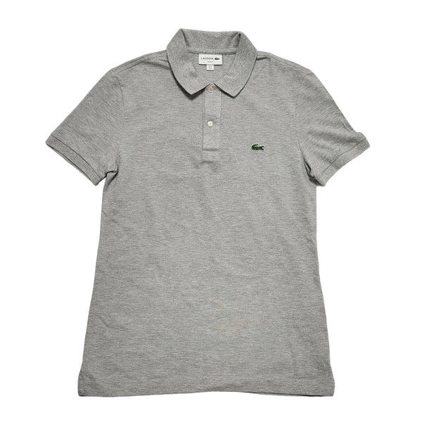 Lacoste Grey Fitted Short Sleeve Sports Polo Shirt Uk Men's S K716