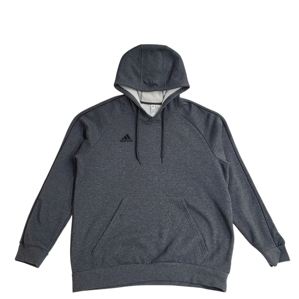 Adidas Sweatshirt Vintage Y2k Grey Pullover Hoodie Uk Men's Size XL