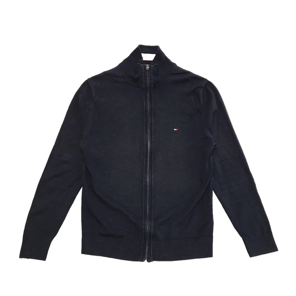 Tommy Hilfiger Navy Blue L/Sleeve zipped Cotton Cardigan UK Men's Large K319