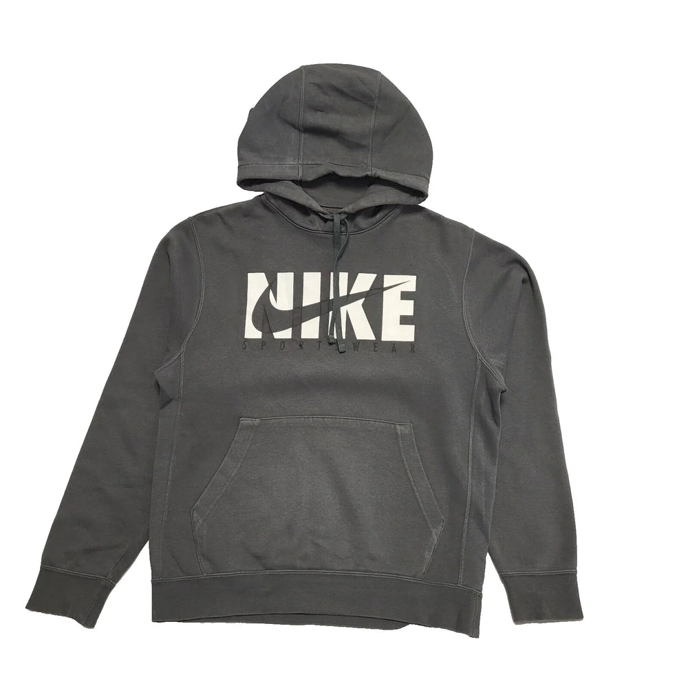 Nike Grey Sports Pullover Sweatshirt Hoodie UK Men's Size S K767